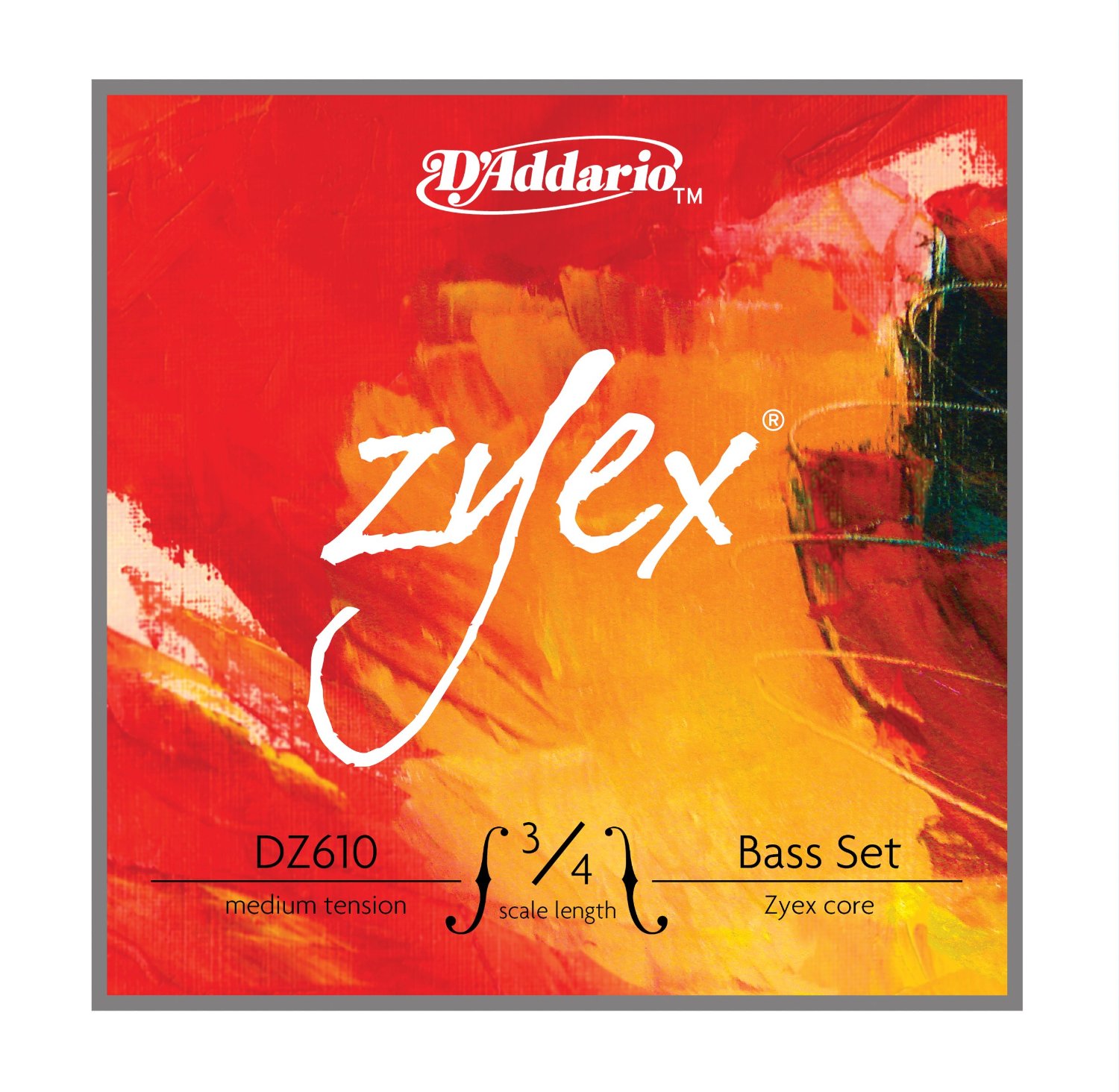 D'Addario Zyex Bass String Set 3/4