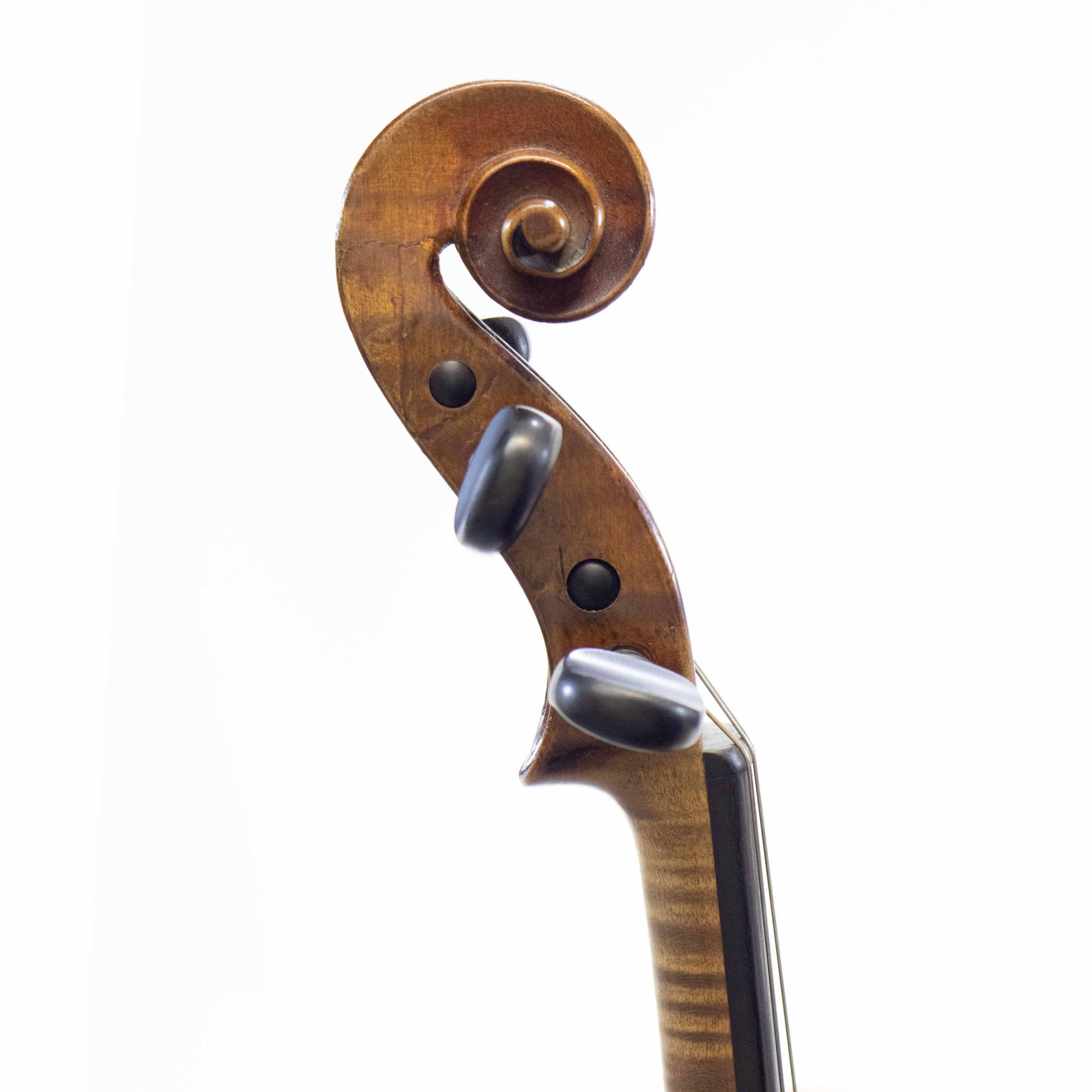 1913 Moinel-Cherpitel Violin scroll