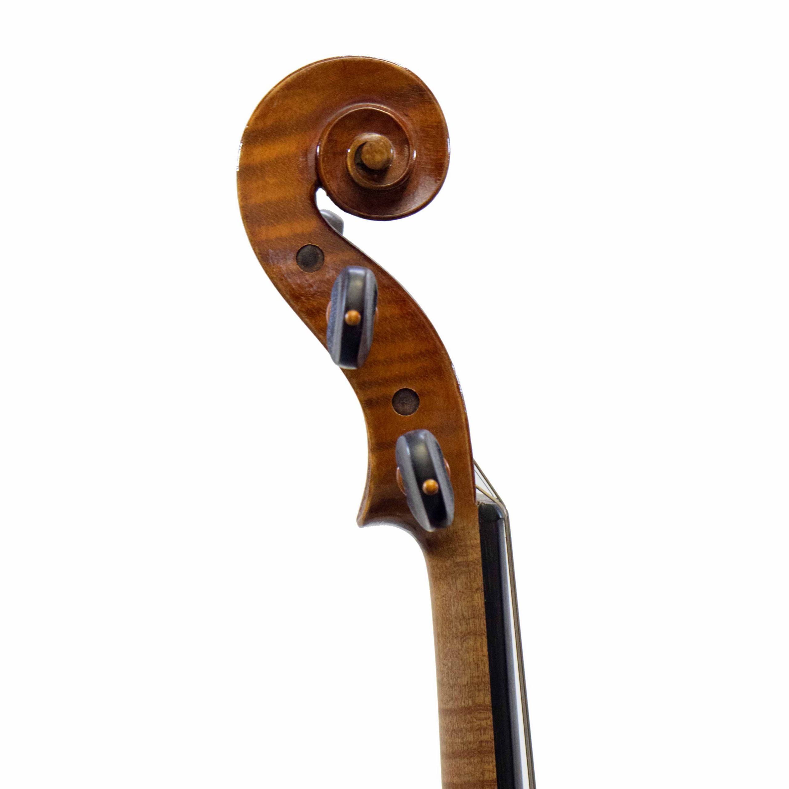 1948 Daniel Moinel Violin scroll