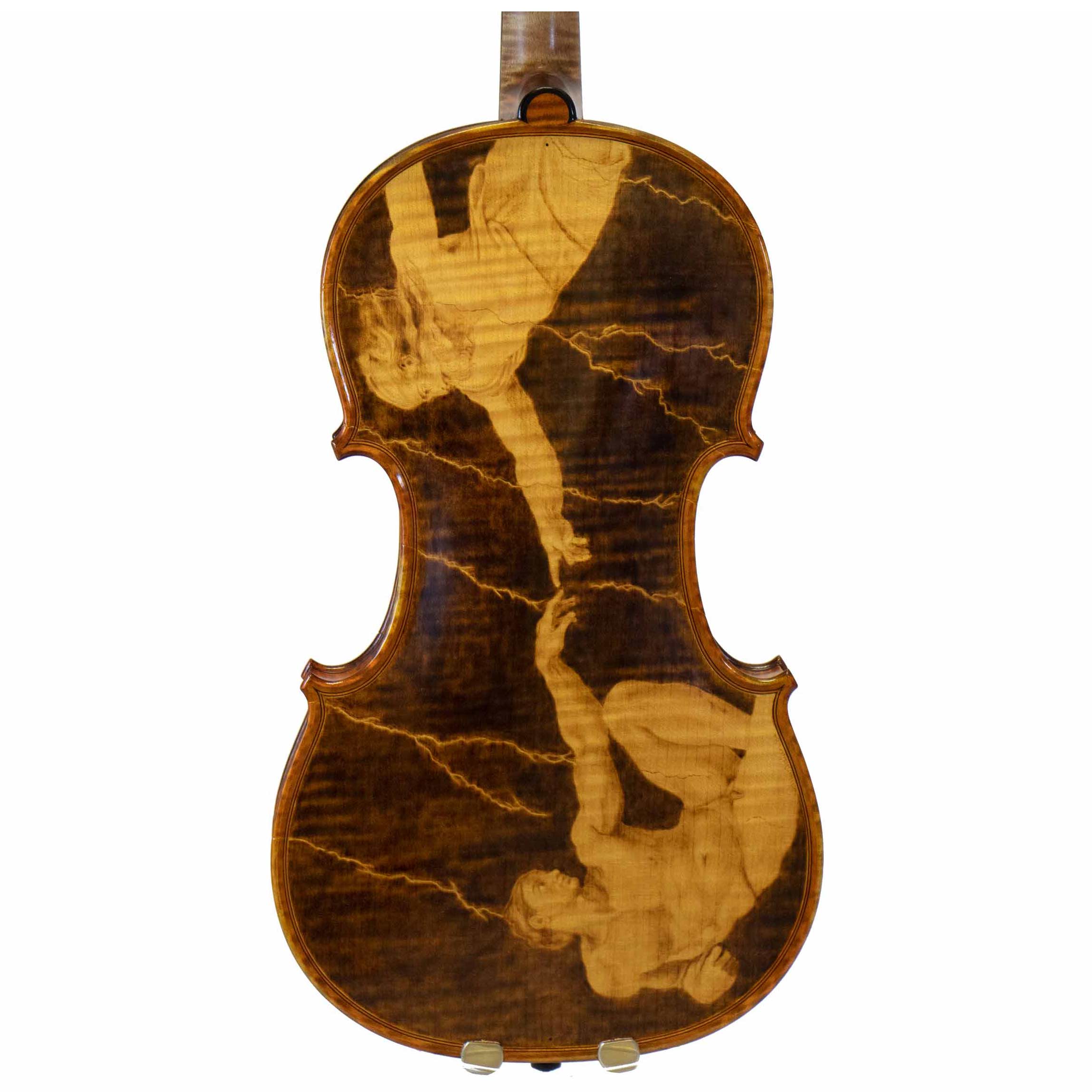 2004 Gliga Vasile Violin back body