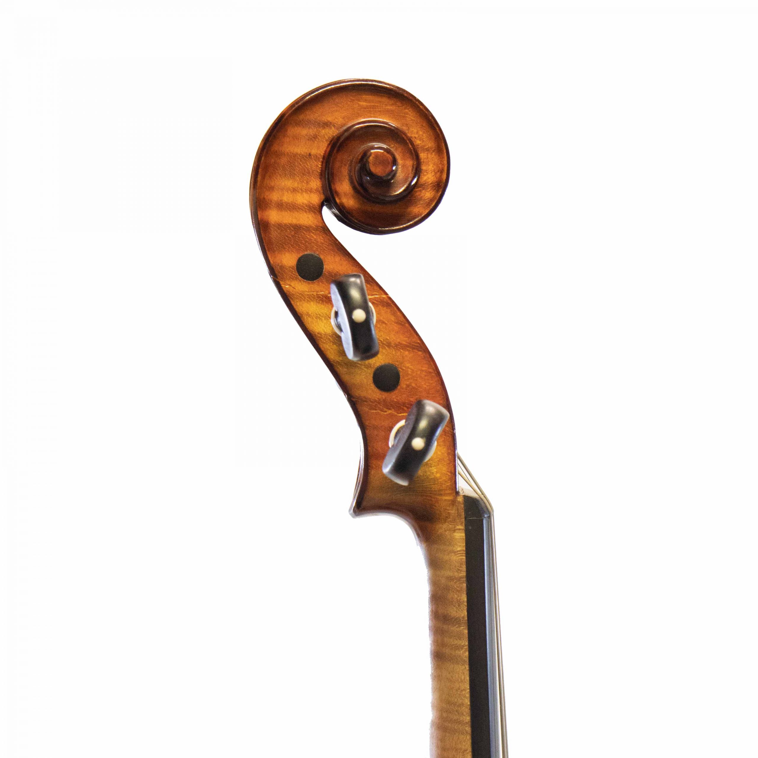2004 Gliga Vasile Violin scroll
