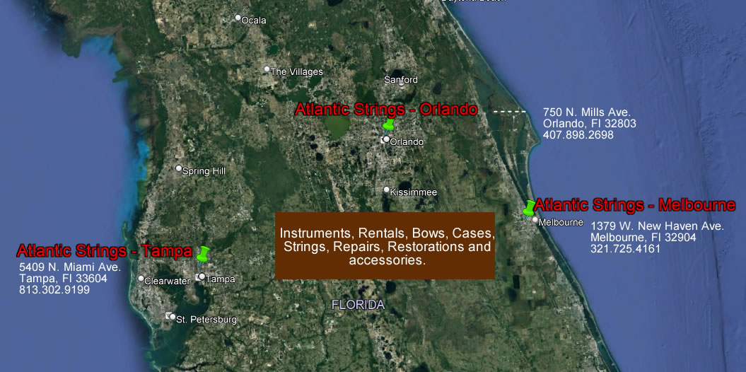 Three locations of Atlantic Strings 